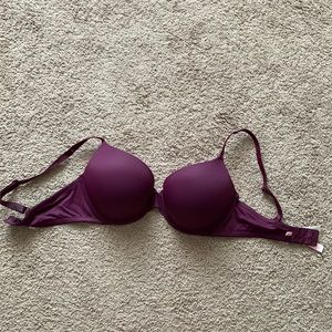 Purple Victoria secret push up bra